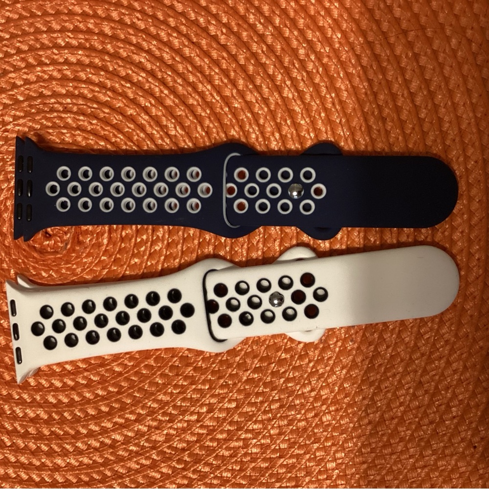 Nike Blue and White Sport Clips for Smartwatch
